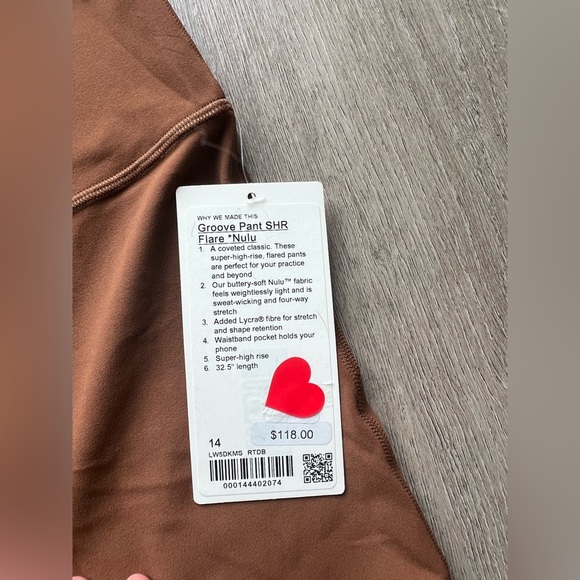 Lululemon Groove Super-High-Rise Flared Pant *Nulu in Roasted Brown - Picture 3 of 6